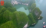 Ngắm Vịnh Hạ Long tuyệt đẹp từ trên cao